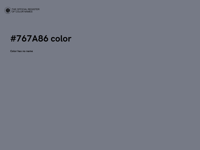 #767A86 color image