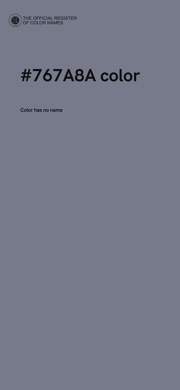 #767A8A color image