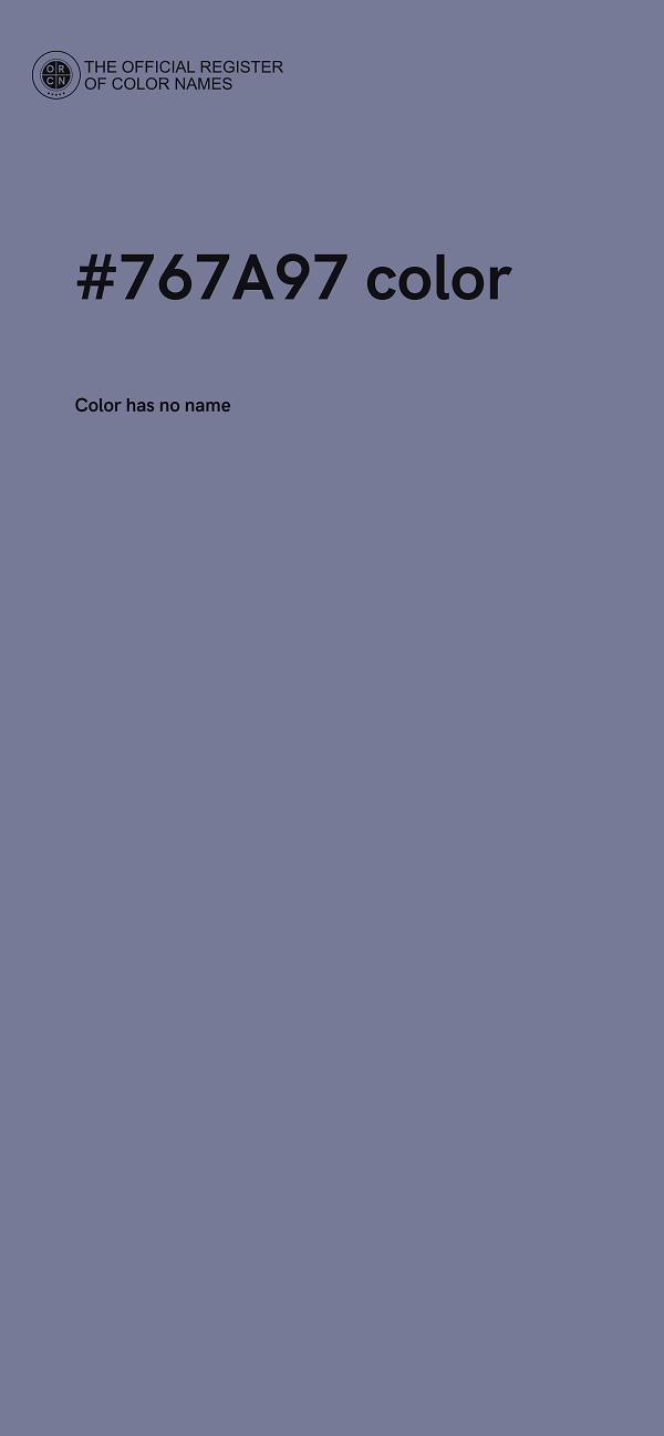 #767A97 color image