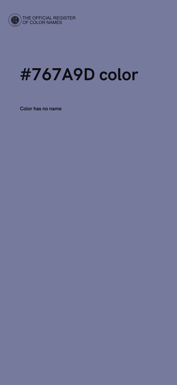 #767A9D color image