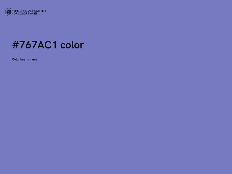 #767AC1 color image