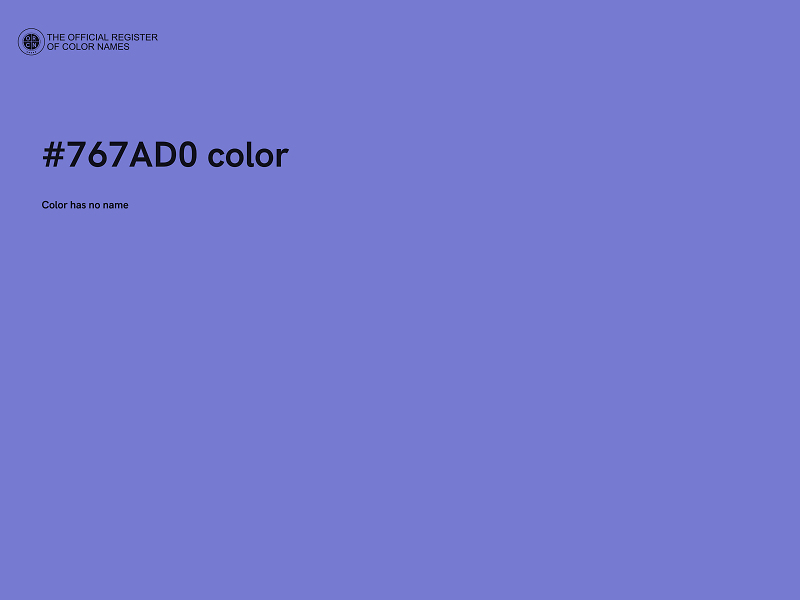 #767AD0 color image