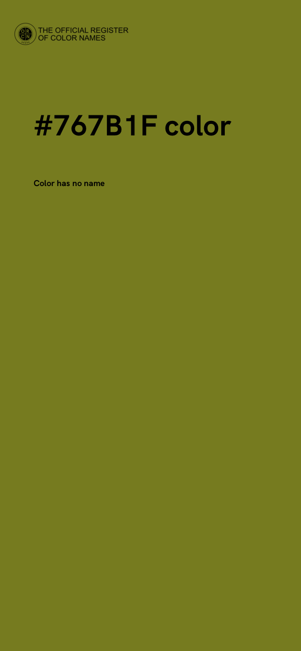 #767B1F color image