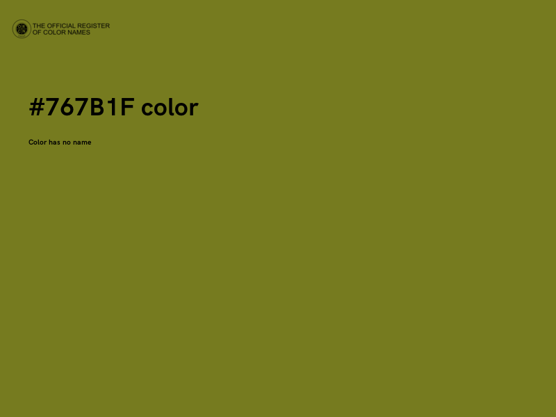 #767B1F color image