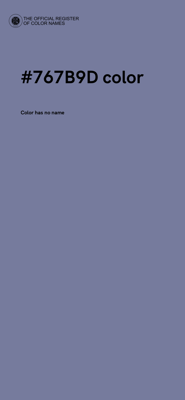 #767B9D color image