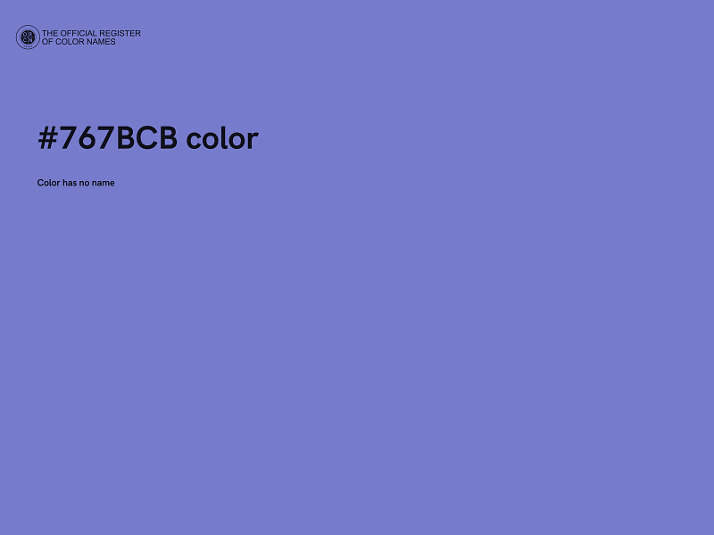 #767BCB color image