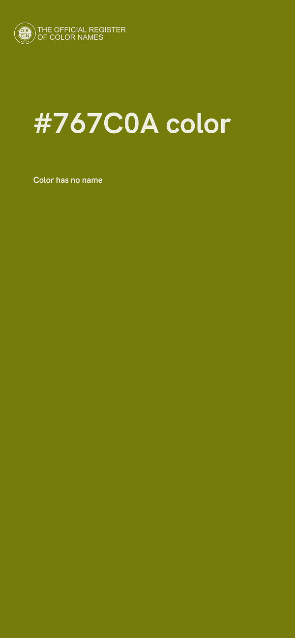 #767C0A color image
