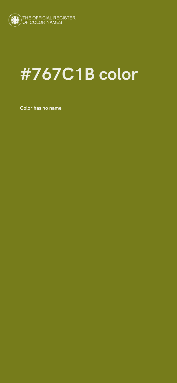 #767C1B color image