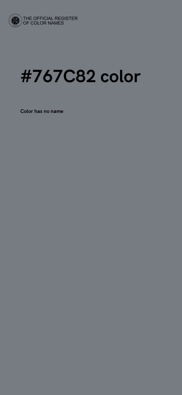 #767C82 color image