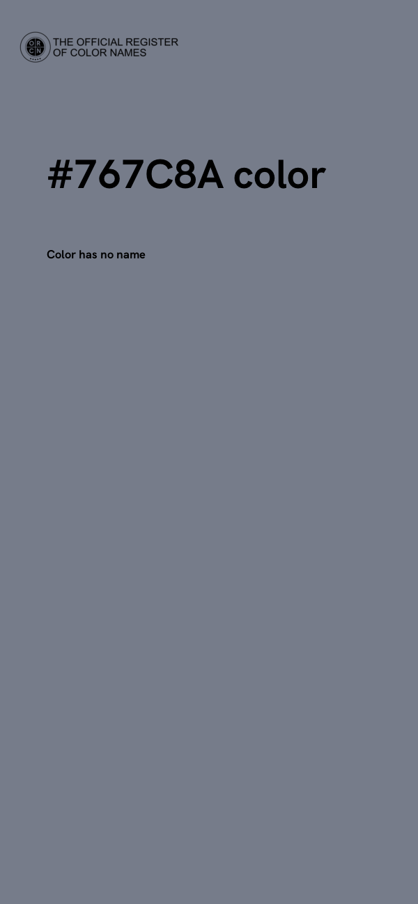 #767C8A color image