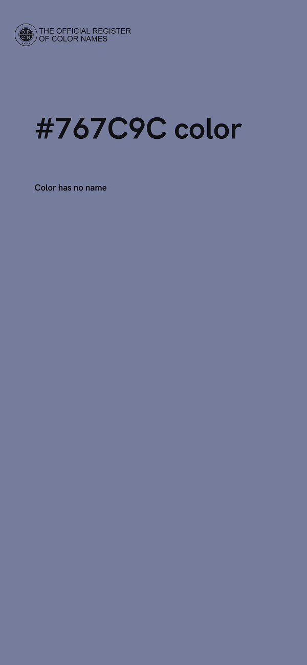 #767C9C color image