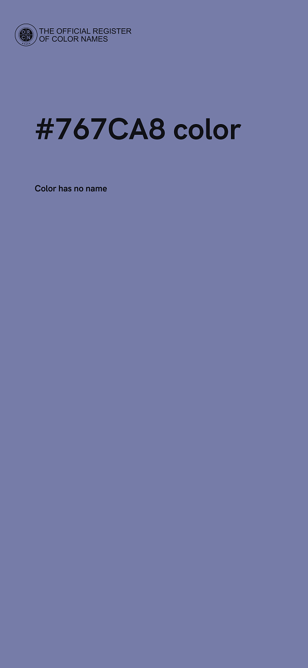 #767CA8 color image