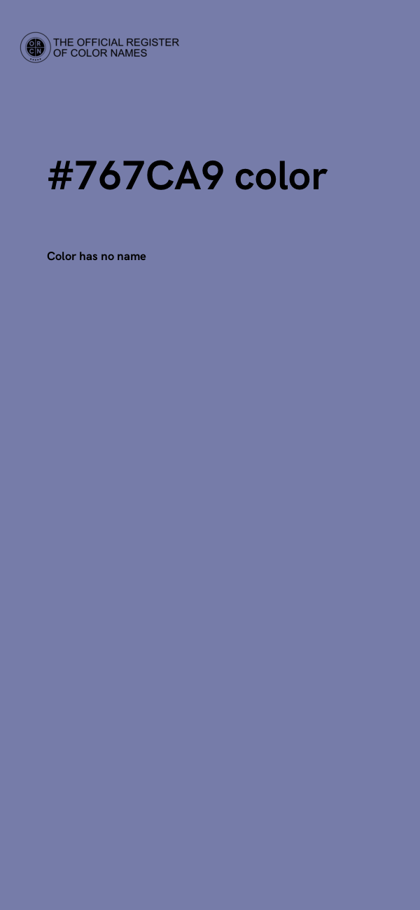 #767CA9 color image