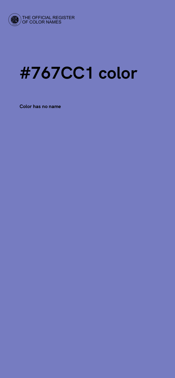 #767CC1 color image