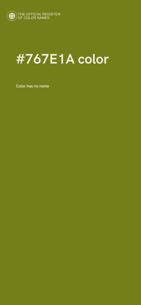 #767E1A color image