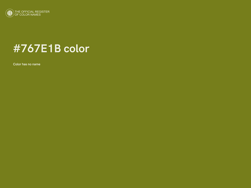 #767E1B color image