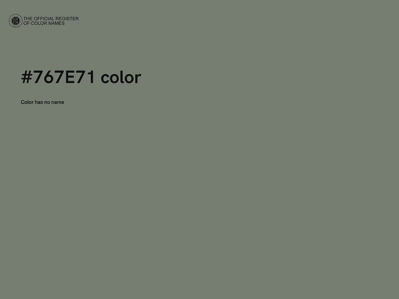 #767E71 color image