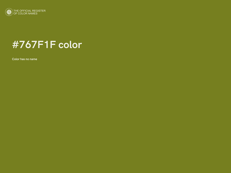 #767F1F color image