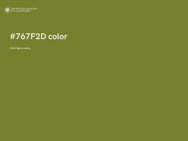 #767F2D color image