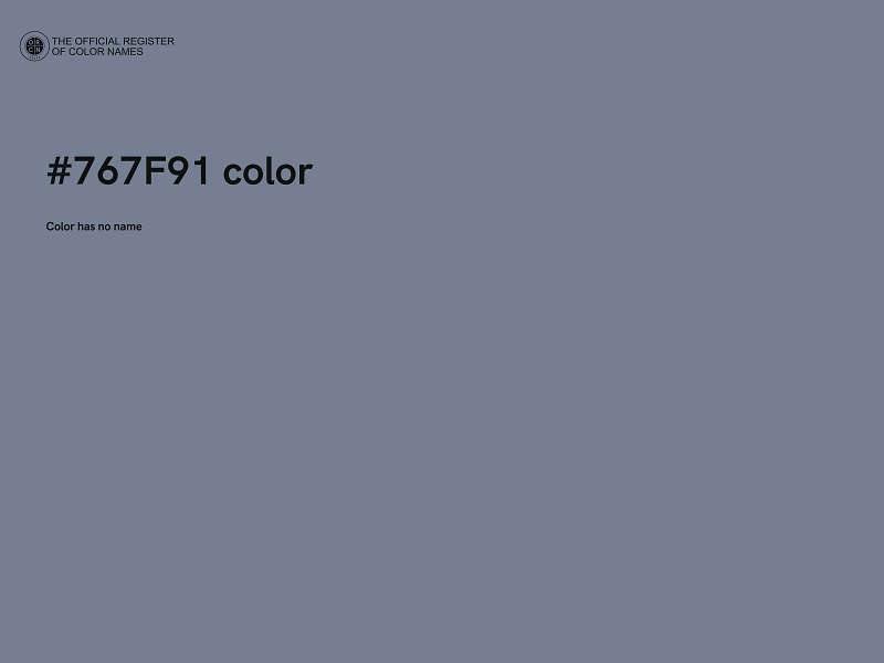 #767F91 color image