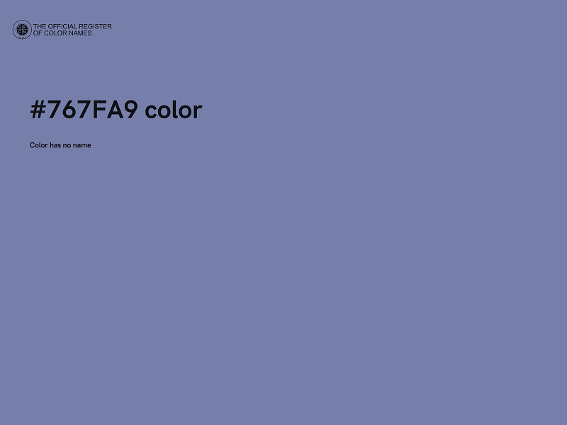 #767FA9 color image