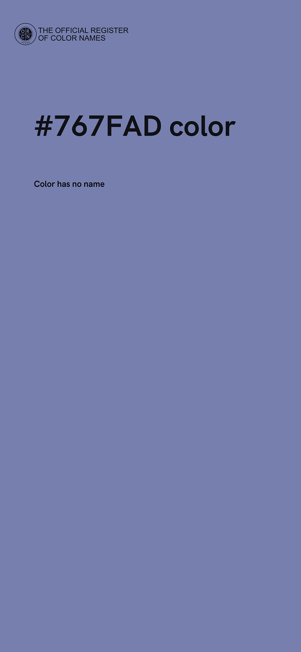 #767FAD color image