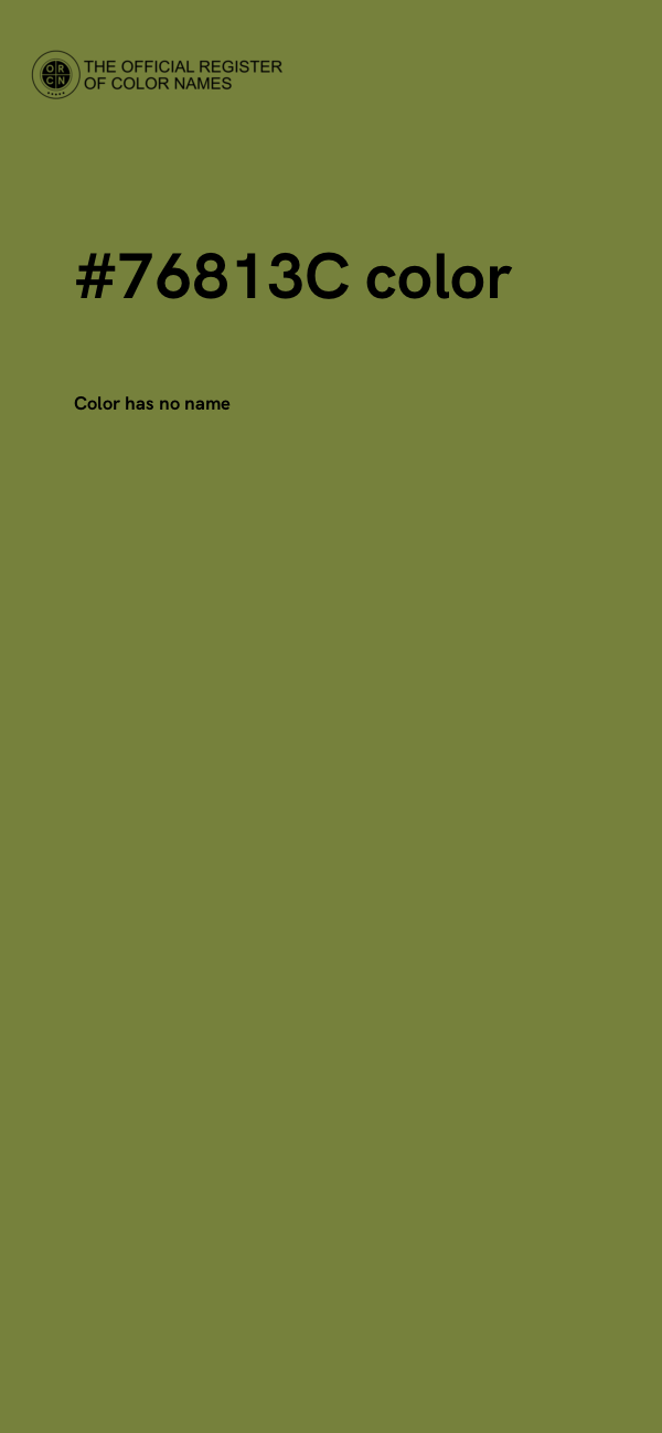 #76813C color image