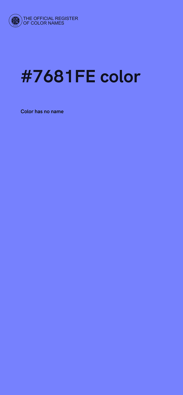 #7681FE color image