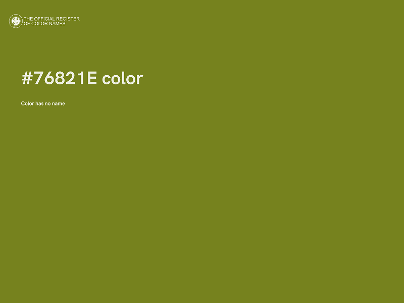 #76821E color image