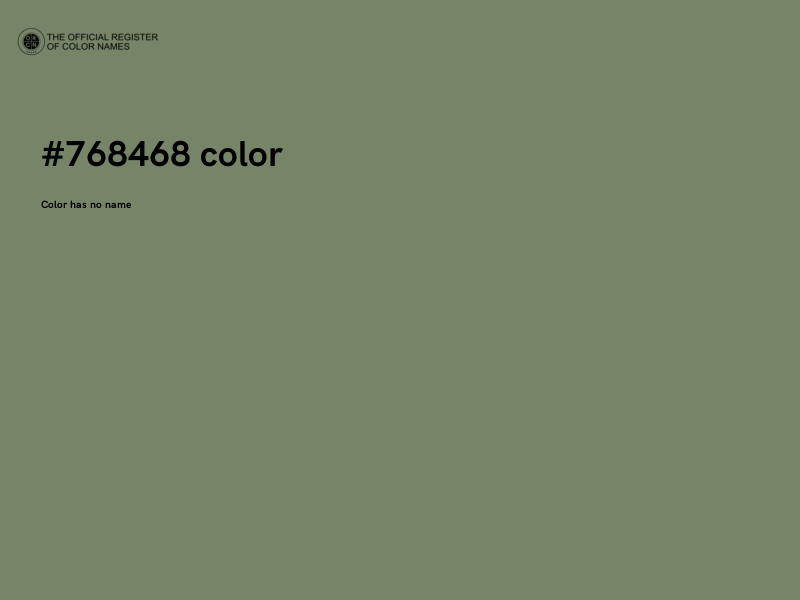 #768468 color image