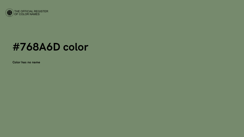 #768A6D color image