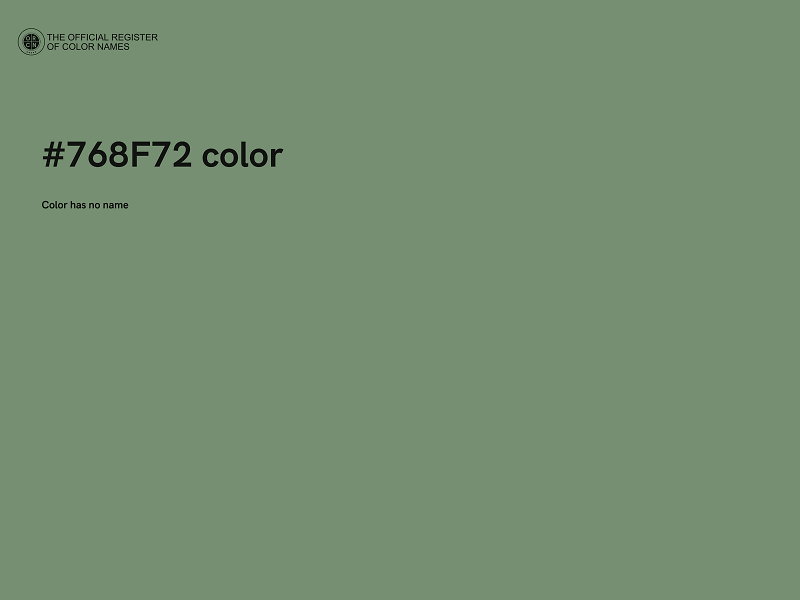 #768F72 color image
