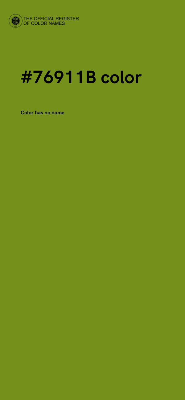 #76911B color image