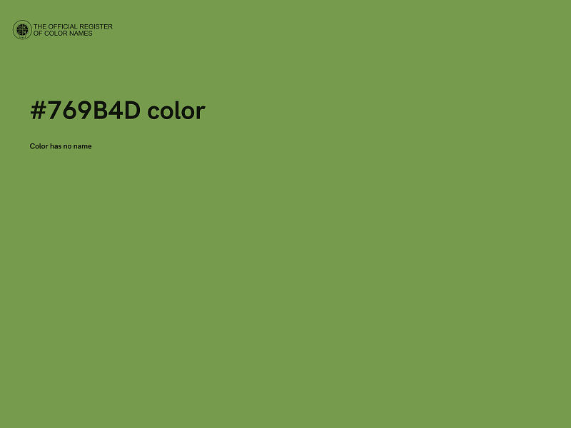 #769B4D color image