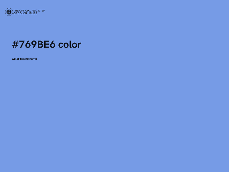 #769BE6 color image