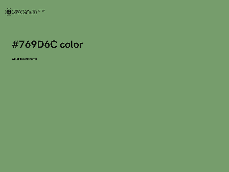 #769D6C color image