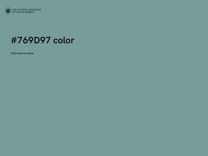 #769D97 color image