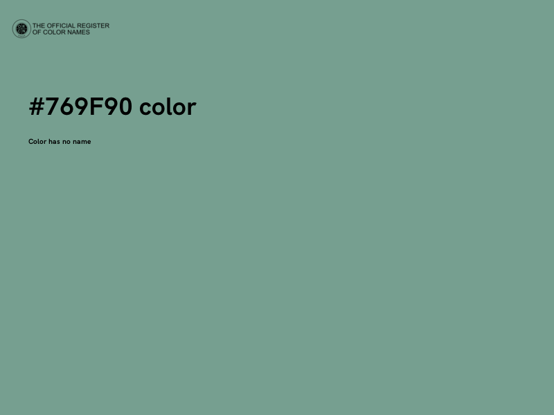 #769F90 color image