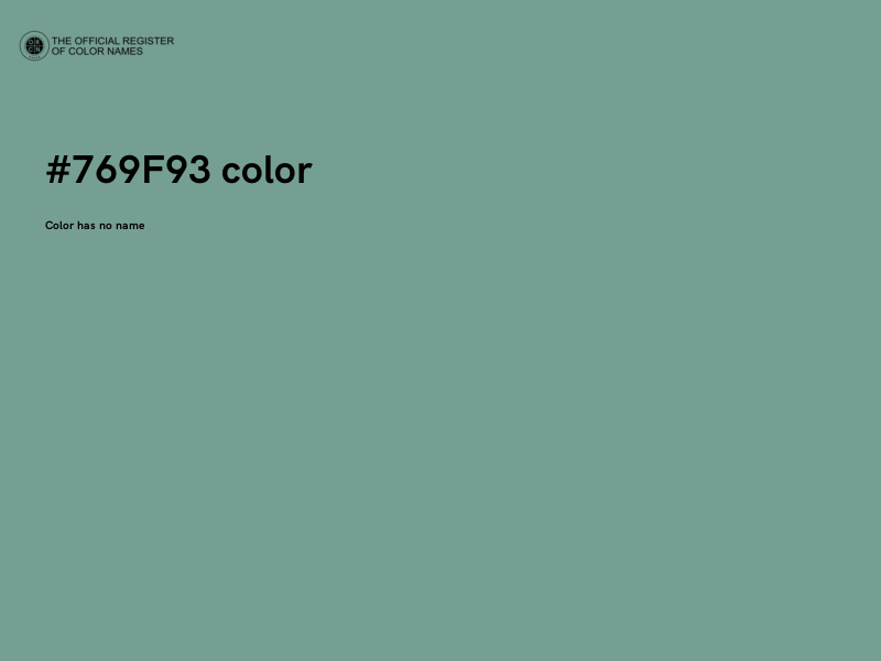 #769F93 color image