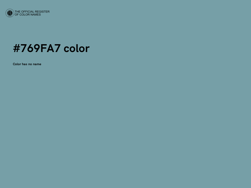 #769FA7 color image