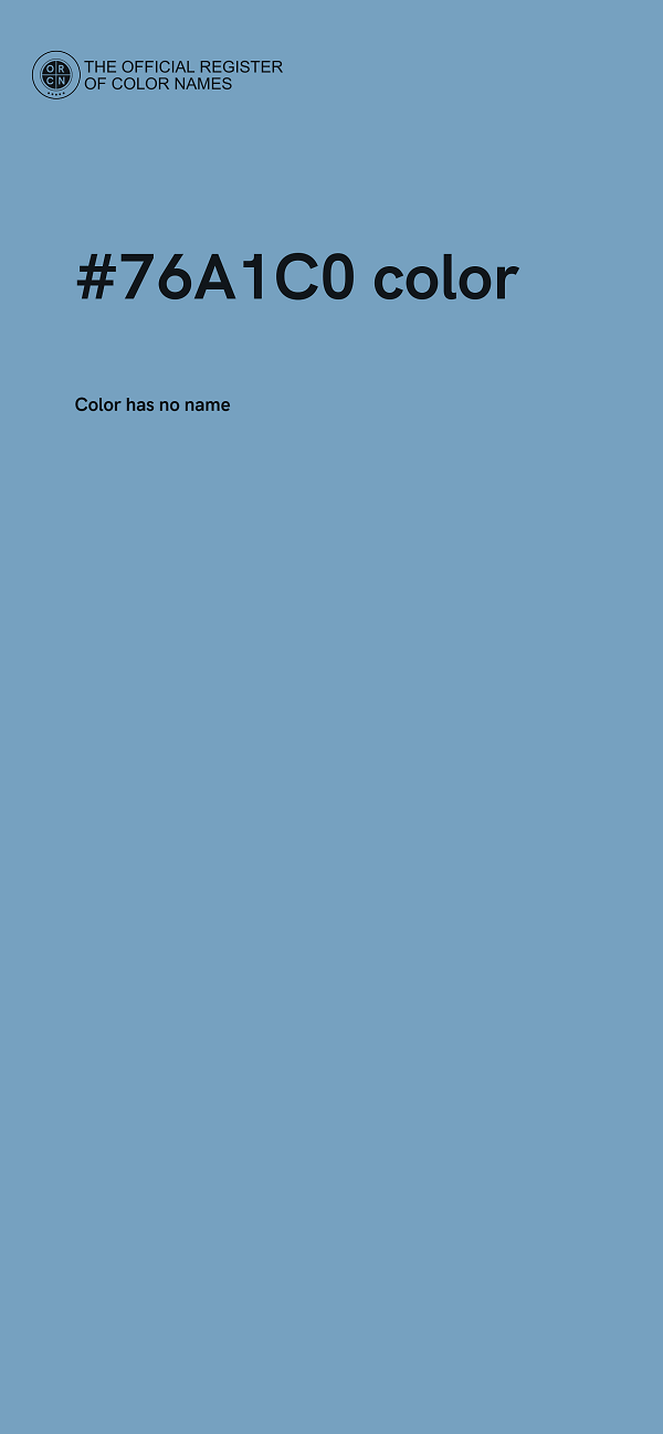 #76A1C0 color image