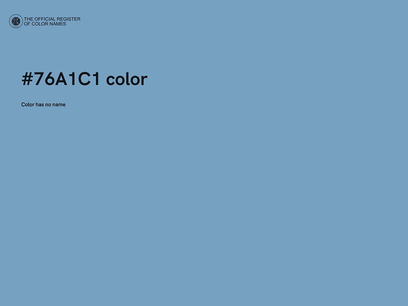 #76A1C1 color image