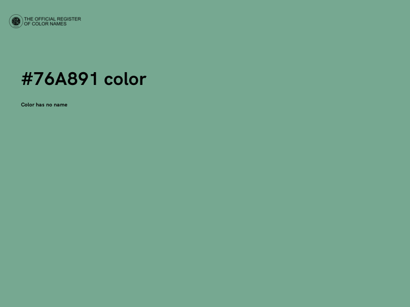 #76A891 color image