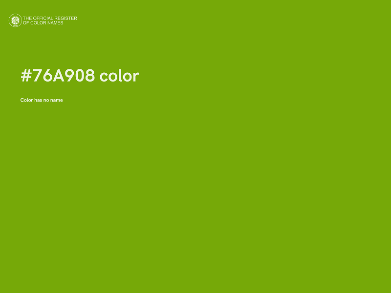 #76A908 color image