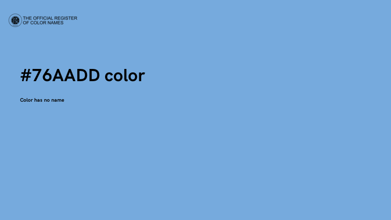 #76AADD color image