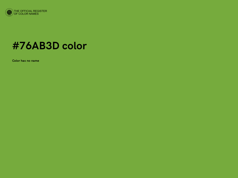 #76AB3D color image