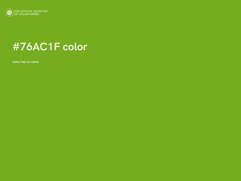 #76AC1F color image