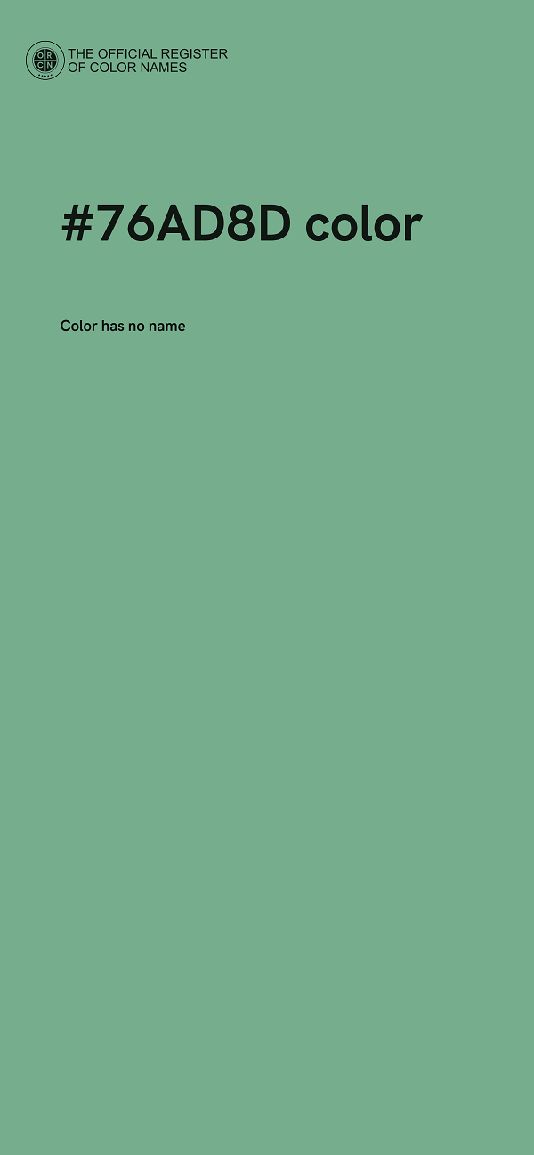 #76AD8D color image