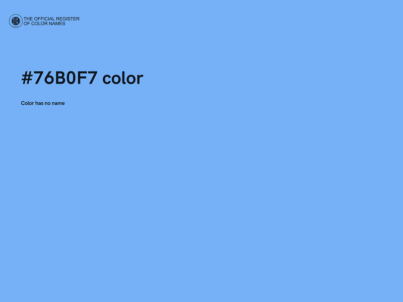 #76B0F7 color image