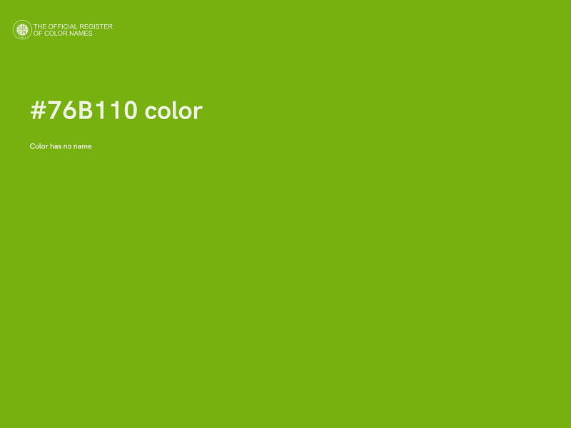 #76B110 color image